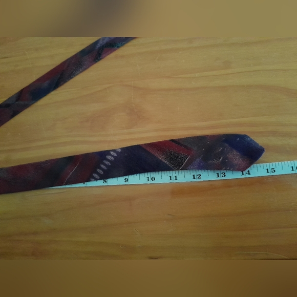 All Silk handmade Enrico guccini men tie XL size - Picture 7 of 9